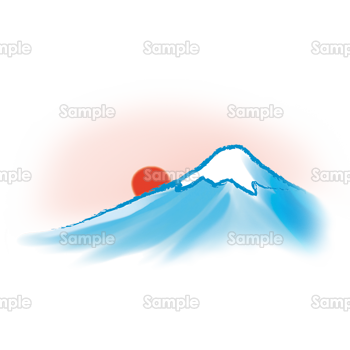 無料イラスト画像 綺麗な富士山 イラスト リアル